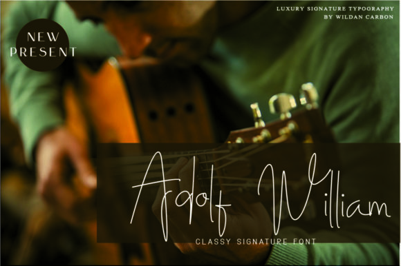 Adolf William: A Handwritten Font for Campaigns