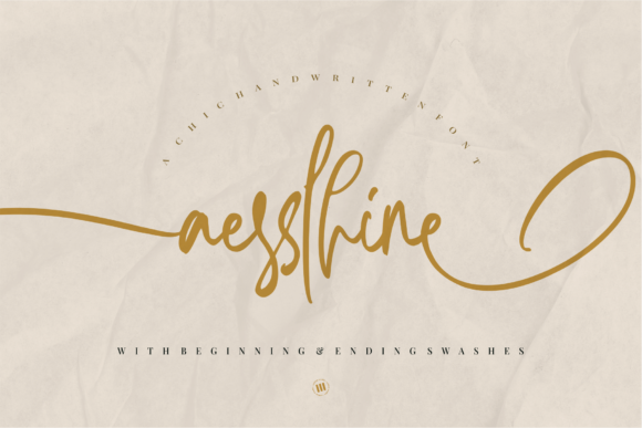 Aesslhine: The Elegant Script Font for Marketers