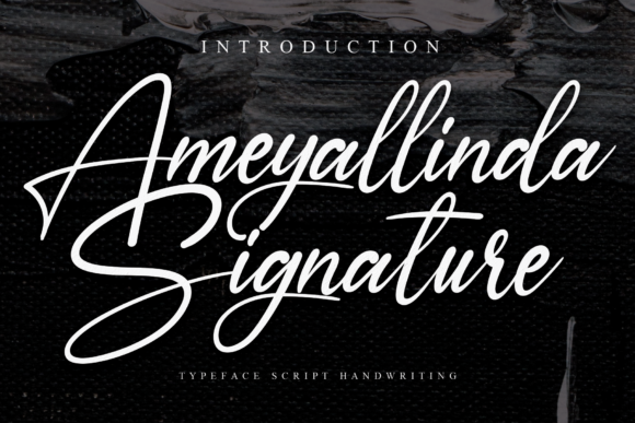 Ameyallinda Signature: A Modern Handwritten Font Review