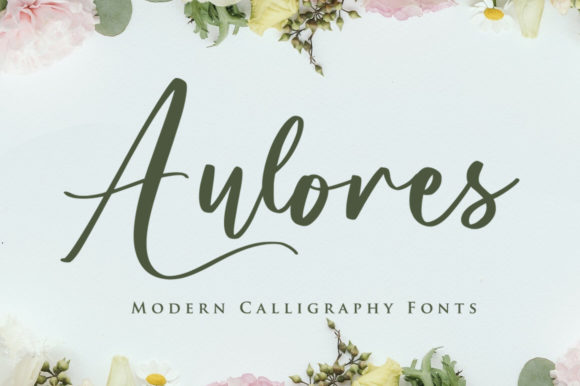 Aulores: The Handwritten Font for Modern Marketing