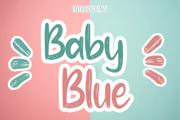 Baby Blue: A Sweet Handwritten Font for Brand Identity