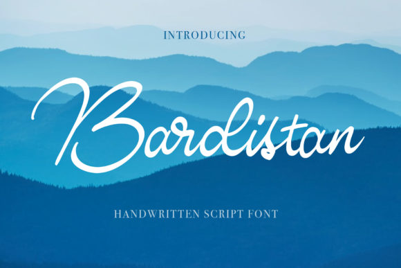 Bardistan: A Premium Handwritten Font for Brand Identity