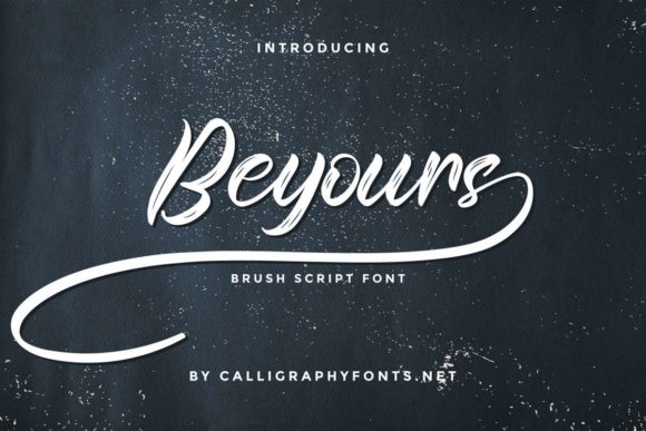 Beyours: A Handwritten Font for Modern Web Design