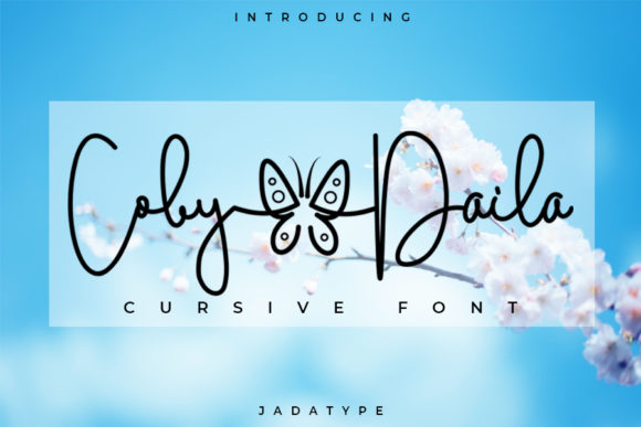 Coby Daila: A Sweet Script Font for Brand Identity