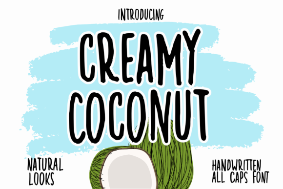 Creamy Coconut: A Handwritten Font for Modern Web Design