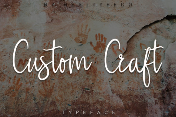 Custom Craft: A Handwritten Font for Modern Branding
