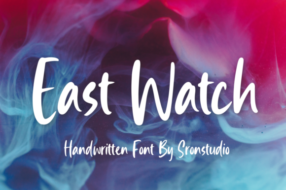East Watch: A Modern Handwritten Font for Crafters