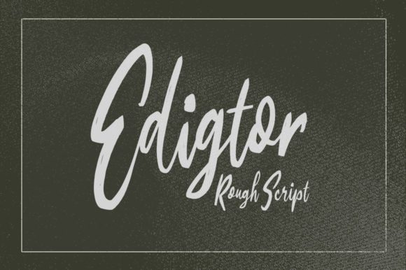 Edigtor: A Timeless Handwritten Font for Campaigns