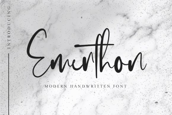 Emerthon: The Modern Handwritten Font for Campaigns