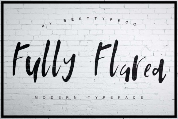 Fully Flared: A Unique Handwritten Font for Brand Identity