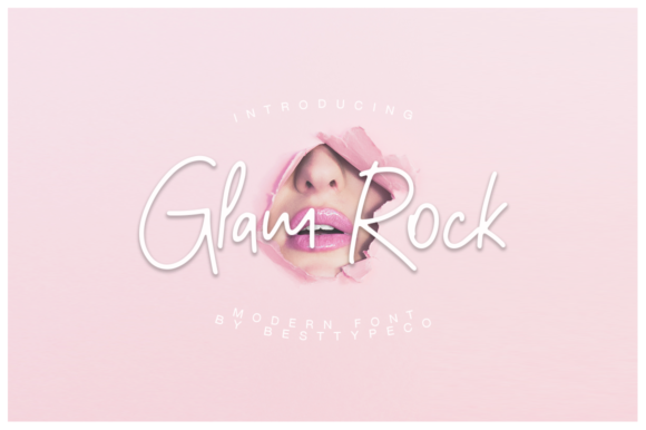 Glam Rock: A Handwritten Font for Bold Marketing