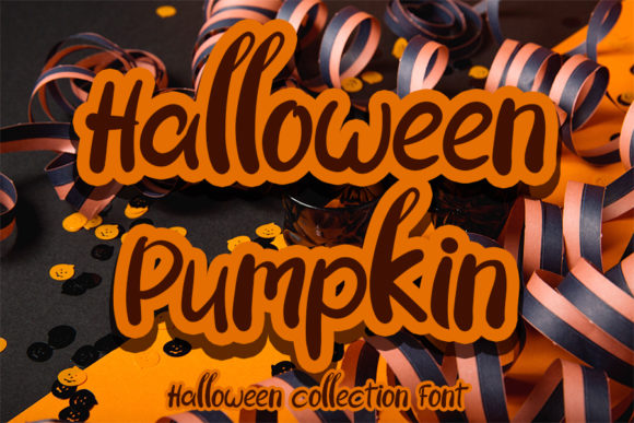 Halloween Pumpkin: A Handwritten Font for Makers
