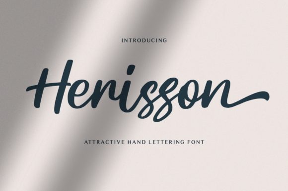 Herisson: A Timeless Handwritten Font for Elegant Branding