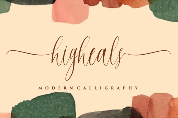 Higheals: An Elegant Script Font for Branding