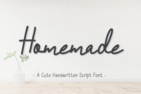 Homemade: A Handwritten Font for Your Brand