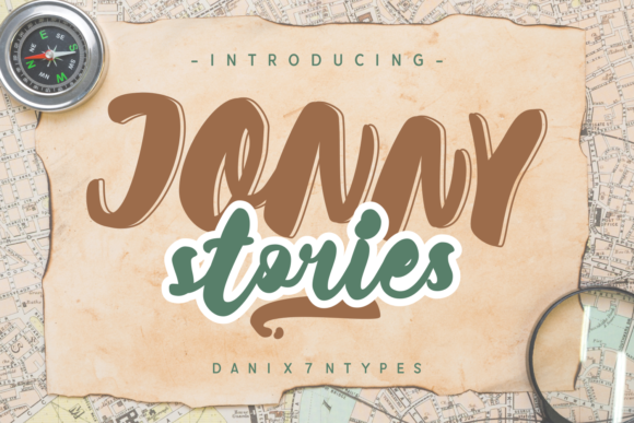 Jonny Stories: A Relaxed Handwritten Font for Branding