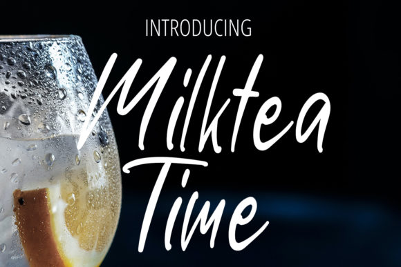 Milktea Time: A Fresh Handwritten Font for Web Design