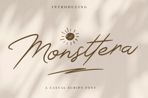 Monsttera: A Timeless Handwritten Font for Editorial Design