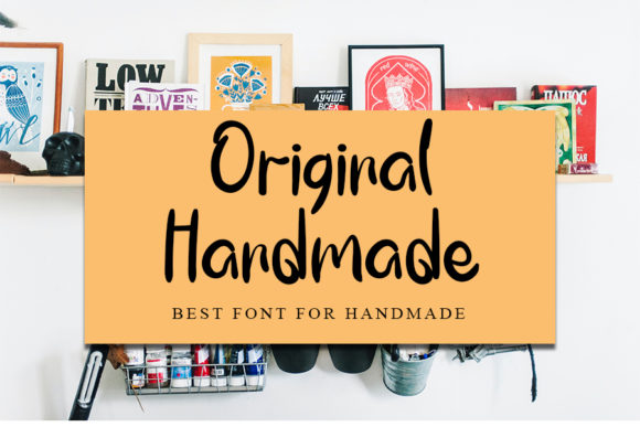 Original Handmade: A Natural Script Font for Editorial Design