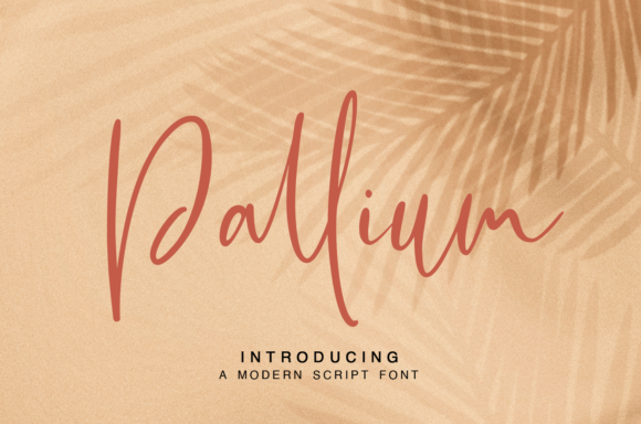 Pallium: The Handwritten Font for Your Brand
