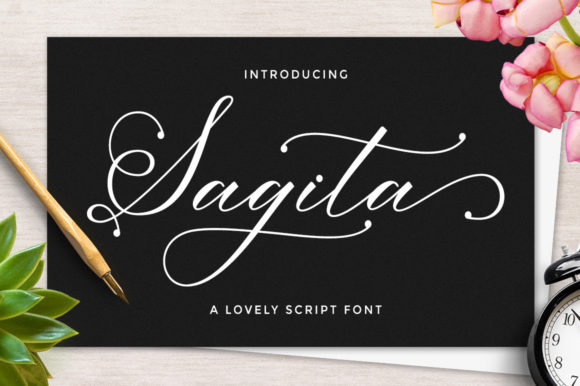 Sagita: A Classy Handwritten Font for Editorial Design