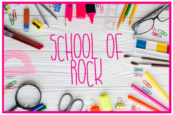 School of Rock: A Friendly Handwritten Font for Branding