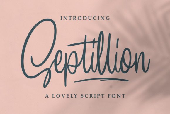 Septillion: A Relaxed Handwritten Font for Branding