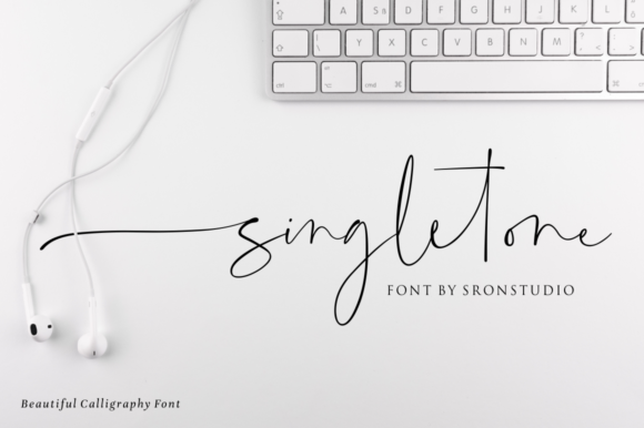 Singletone: A Premium Script Font for Editorial Design
