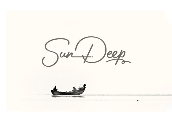 Sun Deep: A Luxurious Handwritten Font for Brand Identity