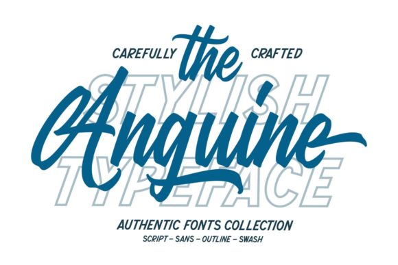 The Anguine: A Stylish Handwritten Font for Branding