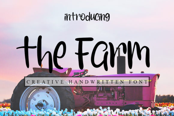 The Farm: A Charming Handwritten Font for Makers