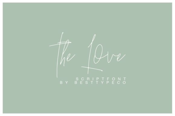 The Love: A Timeless Handwritten Font for Your Brand