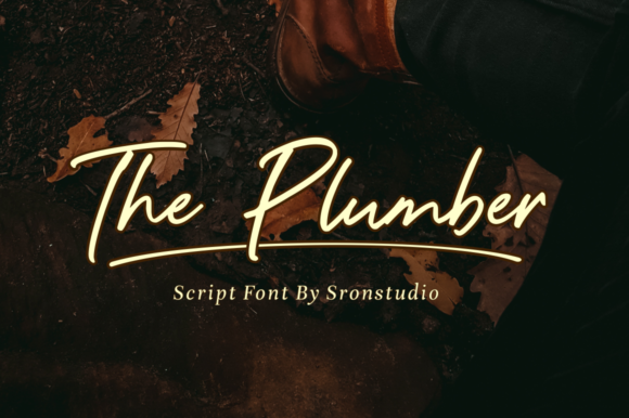 The Plumber: A Delicate Handwritten Font for Crafters