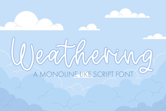 Weathering: A Handwritten Font for Campaign Clarity