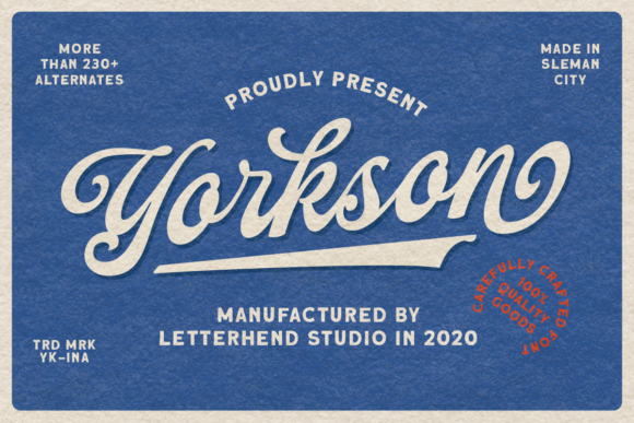 Yorkson: A Retro Script Font for Modern Web Design